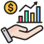 Revenue growth icon