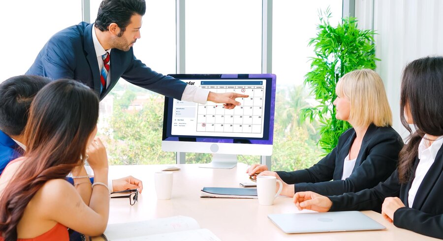 Leave & Attendance Management illustration